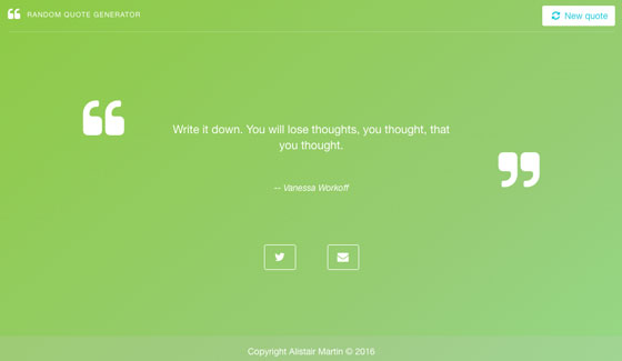 Random Quote Machine